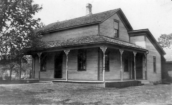 Voisin homestead, about 1912