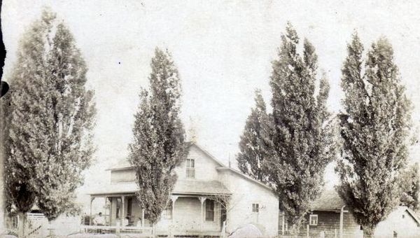 Voisin homestead, about 1910