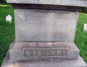 Grave Marker of Stewart Family